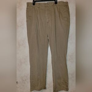 Bills Khakis Pants Men 40 Beige M2P Causal Vintage USA Made Straight Cuffed‎ Leg